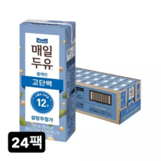 매일유업 매일두유 고단백, 24개, 190ml