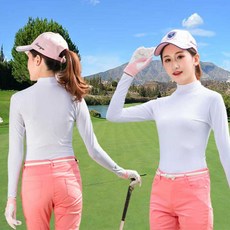 필드복장코디 스포츠 의류 이너 웨어 여자 골프 필드 베이직 목티