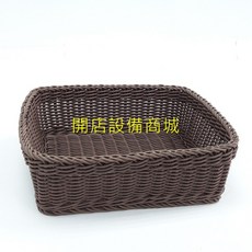 開店設備商城 水果麵包陳列籃 收納籃 方型籐籃, 詳見包裝, 詳見包裝