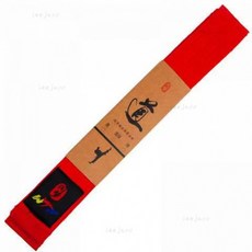 優選熱賣跆拳道腰帶，多色可選，兒童考級道帶，客製化繡字服務, 紅帶2.4米-雙圈, 1個