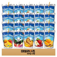 카프리썬 5종 20개입 (사과4 사파리4 오렌지4 오렌지망고4 정글4), 1세트, 200ml