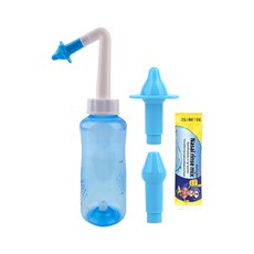 라이프엠디 의료용 코세정용 키트 코세척기 300ml + 분말 1개 세트 성인용 어린이용 비강 세정기 코청소 노즈 클리너, 1세트