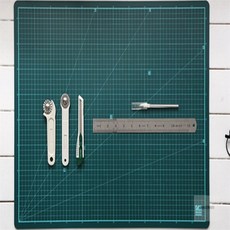 IS리빙 컷팅매트 A3 녹색 450x300 책상커버