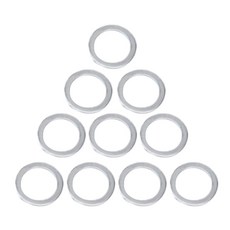 10Pcs 자전거 페달 와셔 자전거 페달 스페이서 스틸 페달 가스켓 교체