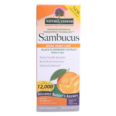 NATURE'S ANSWER 接骨木萃取液 12000mg, 240ml, 1份