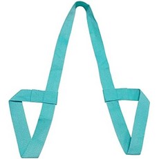 테날레 1Pc 조절 가능한 요가 매트 스트랩 다용도 이지 인치 슬링, Light Blue, 1개