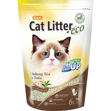 卡爾 Carl 貓咪環保豆腐砂 6L 原味／綠茶／椰殼活性碳／烏龍茶 貓砂, 1個, 【烏龍茶】超取限1包
