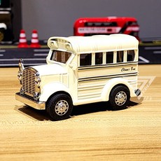 聲光可開門Q版復古合金車 - 警車 金龜車 雙層巴士 復古老爺車 mini cooper模型車 小車, 經典老爺-白(聲光雙開門, 1個