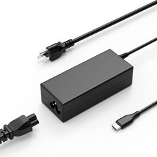 Nivjuky 65W USB C 노트북 충전기 Dell 시리즈 호환 타입 범용 어댑터 전원 공급 케이블