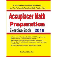 (영문도서)Accuplacer Math Preparation Exercise Book: A Comprehensive Math Workbook and Two... Paperback, Effortless Math Education, English, 9781646120284