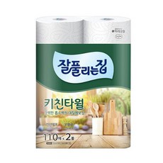 잘풀리는집 천연펄프 키친타월, 110매, 2개