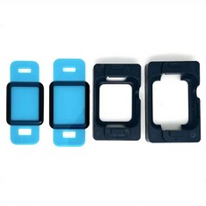 Apple Watch 適用 自動定位熱彎膜手錶保護貼 (多型號尺寸), 黑色邊框, 1個, 45mm