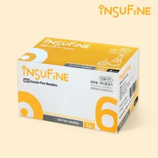 인슐린 펜니들/주사바늘(침) : 인슈파인 6mm (100매), 인슐린 펜니들/주사바늘(침) : 인슈파인 6mm (10