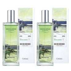 코리아나 세니떼 퍼퓸드 코롱 오리엔탈 리후레쉬, 2개, 100ml