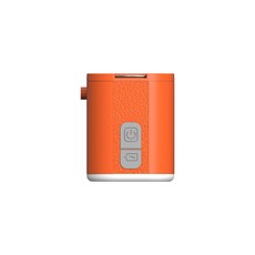 미니 에어 펌프 GIGA 펌프 캠핑 야외 인플레이션용 소형 고압 3 8kPa in, 1개, Orange