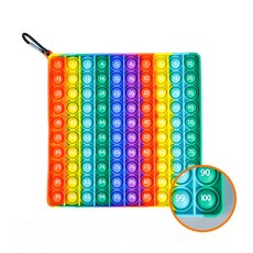 24H出貨開發票 滅鼠先鋒按壓泡泡學數學(舒壓療癒玩具) 888便利購, 1個, 九九乘法表