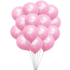 플라밍고 라텍스 풍선 여름 해변 파티 장식 웨딩 하와이 신부 샤워 알로하, 1개, 2. pink