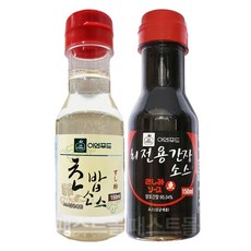 이엔 초밥소스 150ml + 회전용간장 150ml 세트, 1세트, 300ml