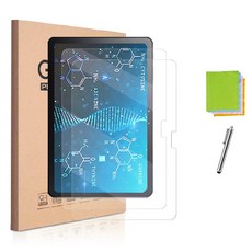 갤럭시탭어드밴스2 호환 강화유리 액정보호필름 2장+터치펜+클리너 SM-T583 advanced2 케이스나라 웅진북패드 북클럽 빨간펜 교원 구몬학습, 1개
