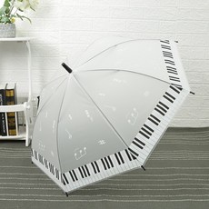 老羊樂器店 創意音樂雨傘 半透明磨砂長柄晴雨傘 兩用傘