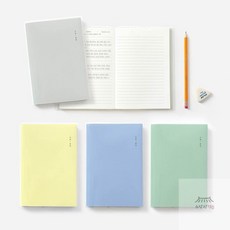 스토어-이유 필사공책 북프렌즈 필사독서노트 문장기록 투명커버, 미스트민트