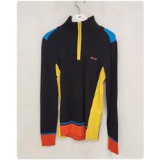 여0002223 착한악동 코딱지 빈티지 골프 반집업 니트 스웨터