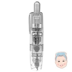 OVAL 歐文 360度旋轉 暖色系 霧色 按鍵式 修正帶 立可帶 QSR-506【文具妞】, 透明, 1個