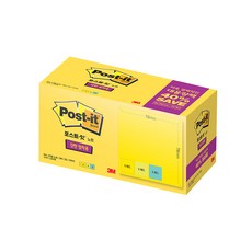 3M 포스트잇 강한점착용 노트 대용량팩 654SSN-15