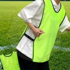 꿀이맘 유아체육 축구 팀조끼 그린 축구팀조끼