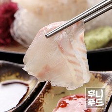 국산 활우럭회 필렛 숙성회 (순살 수율 30%), 우럭 4마리 2.0k 필렛 (순살600g내외), 1개