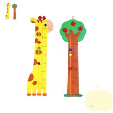 BP 사과나무 펠트 키재기 기린 키측정기