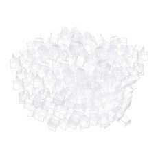 GHSHOP 100pcs 빈 수채화 팬 물 색상 팔레트 팬 페인트 믹싱 트레이 페인트 반 팬 상자 수채화 팔레트 드로잉, 1.1x1.5x0.5cm 지우십시오, 설명대로, pp