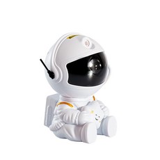 迷你宇航員星空投影燈 USB供電浪漫燈 臥室氛圍燈, 【經典版】, 1個