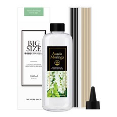 더허브샵 특대용량 디퓨저 리필오일, 1개, 1000ml, 아카시아모링가