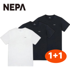 [백화점발송]네파 남녀공용 반팔티셔츠 등산 캠핑 낚시 러닝 농사 운동 헬스 아웃도어 트레킹 크웨어 기능성 이너웨어 시원한 통기성 냉감 쿨 스판 신축성 라운드티 1+1 2EA