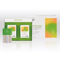 비타민하우스 징코나토큐 기억력개선 혈행개선 항산화작용 120정 4개월분, 1개