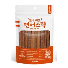 닥터도레미 또주세요 강아지 소프트 스틱 져키 4종 고기 듬뿍 말랑한 간식 100g, 1개, 연어스틱