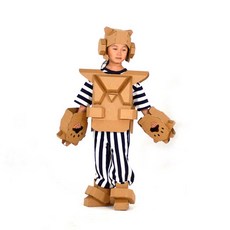 박스집 대형종이집 종이이글루 골판지 하우스 스케치플레이 DIY 창의력, 19. 여아용 갑옷 (90-140cm), 1개