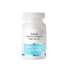 SALVIA 高單位 Omega-3 魚油膠囊, 8個, 60顆