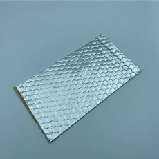 차량용 단열 고무 댐핑 20x10cm 2mm 자동차 소음 매트 열 부틸 후드 트렁크 데드닝 사운드 1Pcs 도어 너 데드 방음, silvery2mmx10cmx20cm, 1개