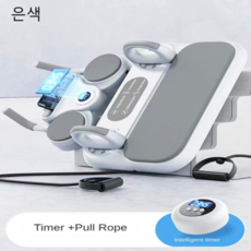 Tongshang 6in1 가정용 다용도 플랭크 기구 푸시업바 가슴 복근 헬스기구, 흰색