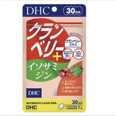 DHC 蔓越莓+伊索金 30日份 健康食品, 1個, 1份