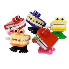 빌리네집 걸어다니는 이빨 태엽 장난감 인형 5개입, 1개