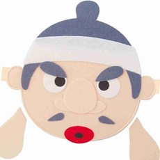 역할놀이 머리띠 욕심쟁이 혹부리영감 역할놀이장난감, 별