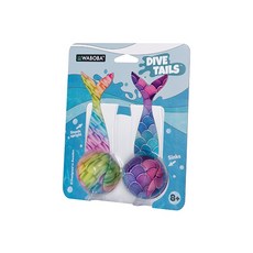 Waboba 享趣戶外 深海尋寶球 Dive Tails Ball 海底世界/繽紛人魚 兒童水中玩具, 繽紛人魚, 1個