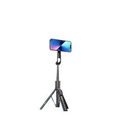 Adyss A67-C 磁吸手機支架，旅行自拍/網絡直播/360°拍攝，多角度隨心拍，輕巧便攜, 黑色, 1個