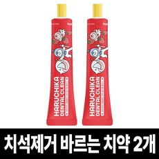 펫생각 하루치카 덴탈클린 강아지 바르는 치약 입냄새 치석 효소 충치 잇몸염증 제거 딸기향, 2개, 60g