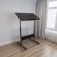 학원 스탠딩 책상 화이트 x 60 40, 80x50 블랙