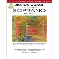 Diction Coach - G. Schirmer Opera Anthology (Arias for Soprano Volume 2) 오페라 아리아 발음 교본 2 Schirmer 셔머