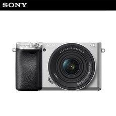 소니 공식대리점 카메라 A6400K (SELP16502 파워 줌렌즈킷) 미러리스 알파, 실버